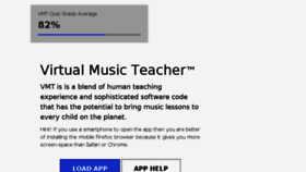 What Virtualmusicteacher.com website looked like in 2017 (7 years ago)