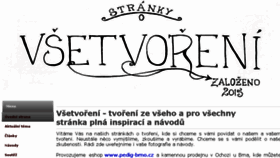 What Vsetvoreni.cz website looked like in 2017 (7 years ago)