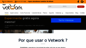 What Vetwork.com.br website looked like in 2017 (7 years ago)