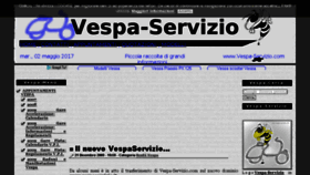 What Vespa-servizio.com website looked like in 2017 (7 years ago)