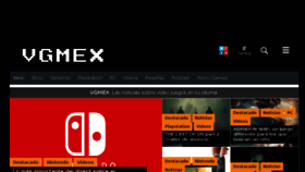What Vgmex.com website looked like in 2017 (7 years ago)
