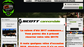 What Vtt-2alpes.com website looked like in 2017 (6 years ago)
