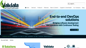 What Validata-software.com website looked like in 2017 (7 years ago)