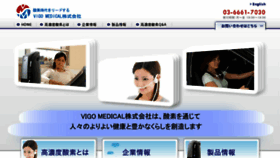 What Vigo.co.jp website looked like in 2017 (7 years ago)