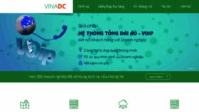 What Vinadc.vn website looked like in 2017 (7 years ago)
