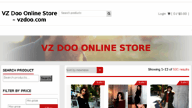 What Vzdoo.com website looked like in 2017 (7 years ago)