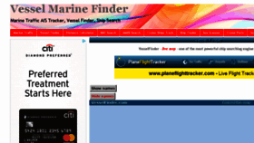 What Vesselmarinefinder.com website looked like in 2017 (7 years ago)