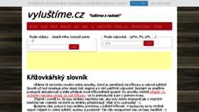 What Vylustime.cz website looked like in 2017 (7 years ago)