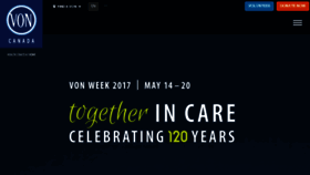 What Von.ca website looked like in 2017 (6 years ago)