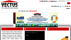 What Vectus.in website looked like in 2017 (6 years ago)