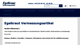 What Vermessungsartikel.de website looked like in 2017 (6 years ago)
