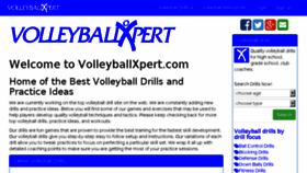 What Volleyballxpert.com website looked like in 2017 (7 years ago)