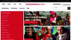 What Verkleedklerenonline.nl website looked like in 2017 (7 years ago)