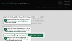 What Vlucht-vertraagd.nl website looked like in 2017 (6 years ago)