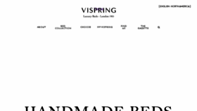 What Vispring.fr website looked like in 2017 (7 years ago)