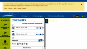 What Vialsace.eu website looked like in 2017 (6 years ago)