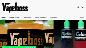 What Vapeboss.com.au website looked like in 2017 (6 years ago)