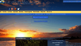 What Vacation-maui.com website looked like in 2017 (7 years ago)