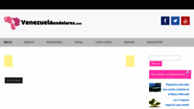 What Venezuelaendolares.com website looked like in 2017 (7 years ago)