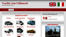 What Venditeastefallimenti.com website looked like in 2017 (6 years ago)