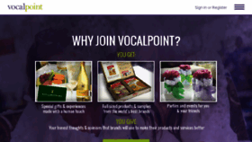What Vocalpoint.com website looked like in 2017 (6 years ago)