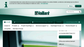 What Vaillant.fr website looked like in 2017 (6 years ago)