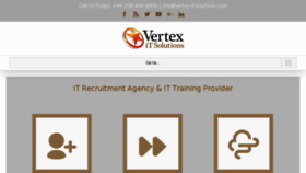 What Vertex-it-solutions.com website looked like in 2017 (6 years ago)