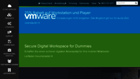 What Vmware.de website looked like in 2017 (6 years ago)