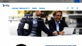 What Vtx-telecom.ch website looked like in 2017 (6 years ago)