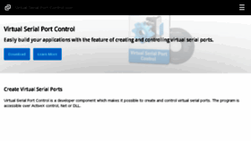 What Virtual-serial-port-control.com website looked like in 2017 (6 years ago)