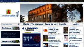 What Ville-montmorency.fr website looked like in 2017 (6 years ago)
