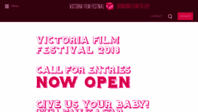 What Victoriafilmfestival.com website looked like in 2017 (6 years ago)