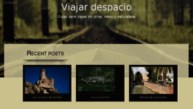 What Viajardespacio.com website looked like in 2017 (6 years ago)