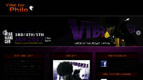 What Vibeforphilo.com website looked like in 2017 (6 years ago)