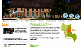 What Ville-yvreleveque.fr website looked like in 2017 (6 years ago)