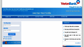 What Vietinbank.edu.vn website looked like in 2017 (8 years ago)