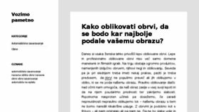 What Vozimo-pametno.si website looked like in 2017 (6 years ago)