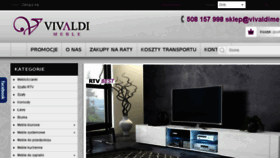 What Vivaldimeble.pl website looked like in 2017 (6 years ago)