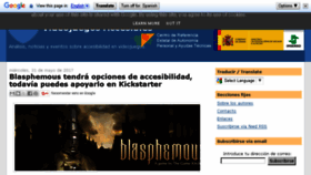 What Videojuegosaccesibles.es website looked like in 2017 (6 years ago)
