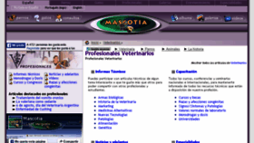 What Veterinarios.mascotia.com website looked like in 2017 (8 years ago)