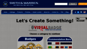 What Visualbadge.com website looked like in 2017 (6 years ago)