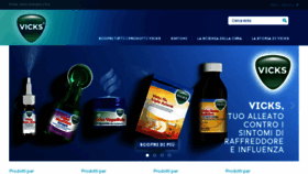 What Vicks.it website looked like in 2017 (6 years ago)