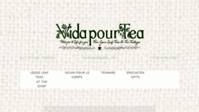 What Vidapourtea.com website looked like in 2017 (6 years ago)