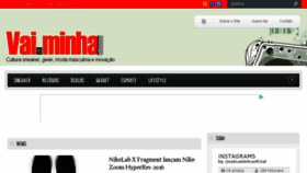 What Vainaminha.com.br website looked like in 2017 (6 years ago)
