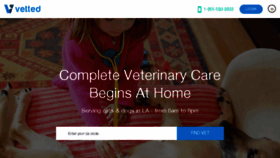 What Vettedpetcare.com website looked like in 2017 (6 years ago)