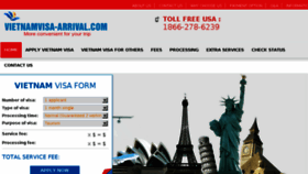 What Vietnamvisa-arrival.com website looked like in 2017 (7 years ago)