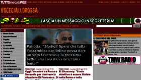 What Vocegiallorossa.it website looked like in 2017 (6 years ago)