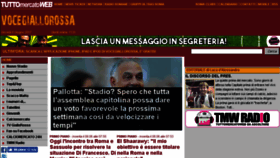 What Vocegiallorossa.it website looked like in 2017 (9 years ago)