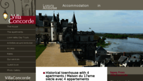 What Villaconcorde-amboise-accommodation.com website looked like in 2017 (6 years ago)