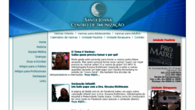 What Vacinasantajoana.com.br website looked like in 2017 (6 years ago)